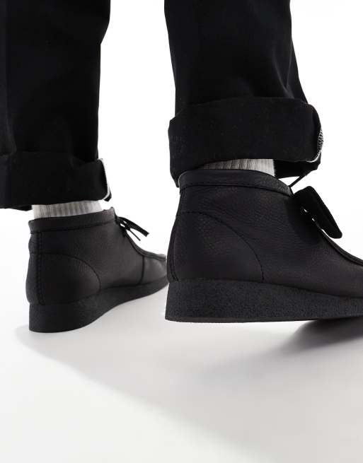 Clarks - Wallabes EVO BT - Scarpe nere in pelle, 2 di 4