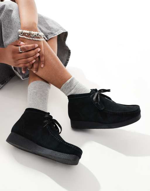 Clarks - Wallabes EVO BT - Sorte sko