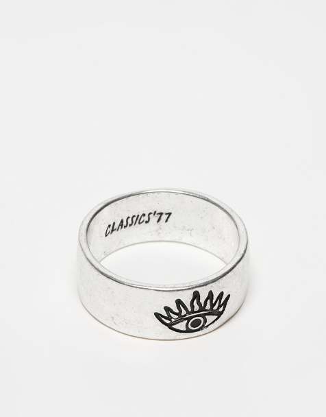 Classics 77 all seeing eye band ring in silver - view 1