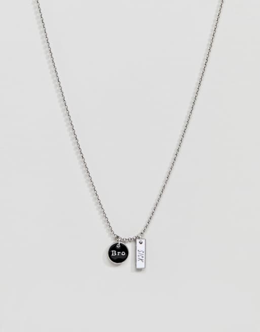 Classics 77 antique silver pendant necklace