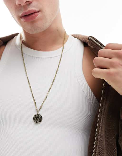 Classics 77 atahualpa chain pendant necklace in gold 