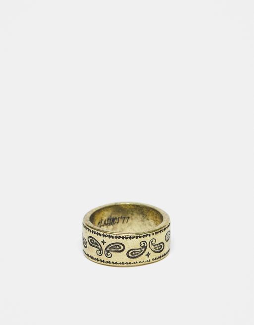 Classics 77 - Bague à motif cachemire - Doré