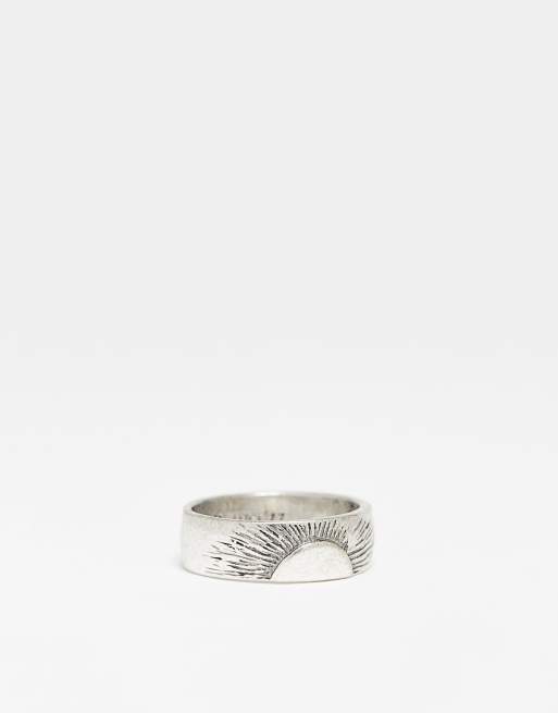 Classics 77 - Bague avec motif soleil - Argenté 