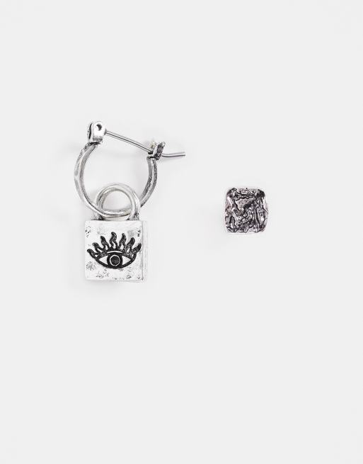 Classics 77 - Boucles d'oreilles à motif soleil et œil - Argenté