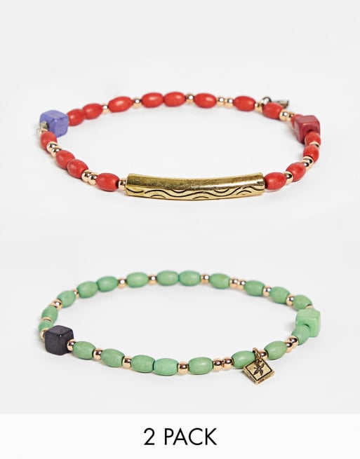 Classics 77 - Braccialetto con perline multicolore