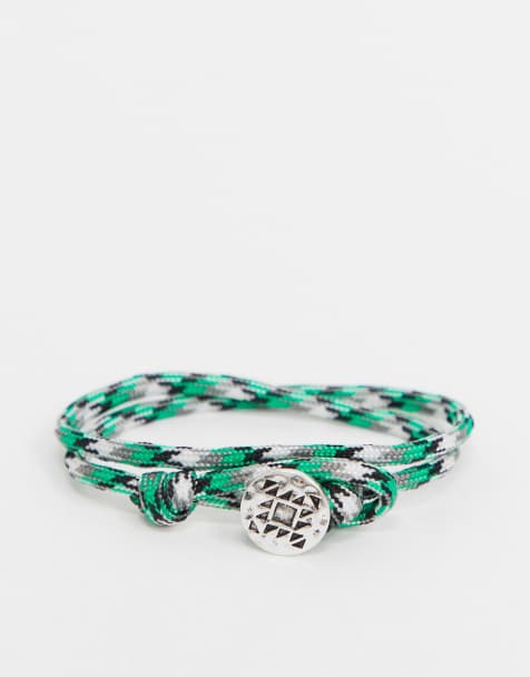 Classics 77 bracelet in green abseil cord - view 1