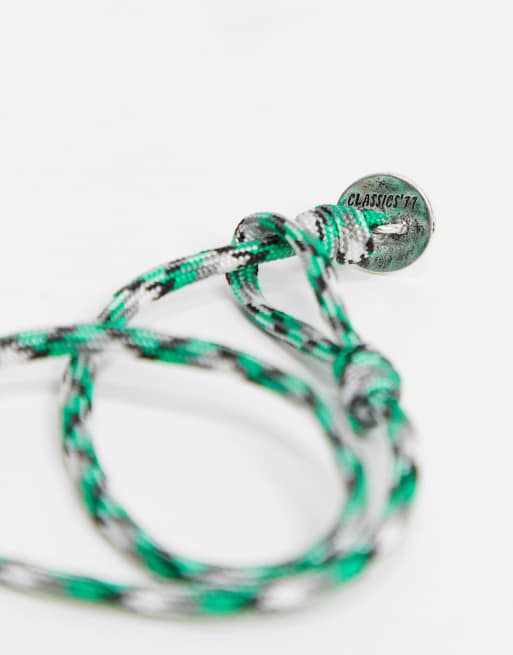 Classics 77 bracelet in green abseil cord, 3 of 4