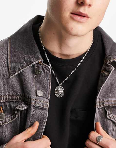 Mens on sale necklaces asos