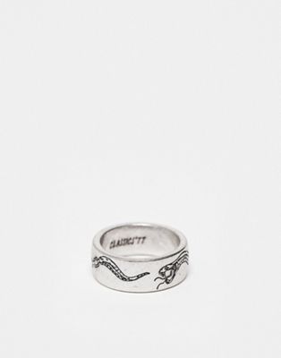 Classics 77 chained snake band ring in silver
