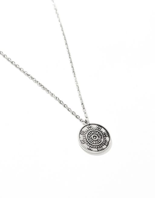 Classics 77 - Collier à pendentif boussole - Argenté, 2 de 4