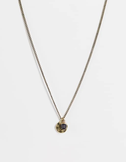 Classics 77 - Collier à pendentif colombe - Doré