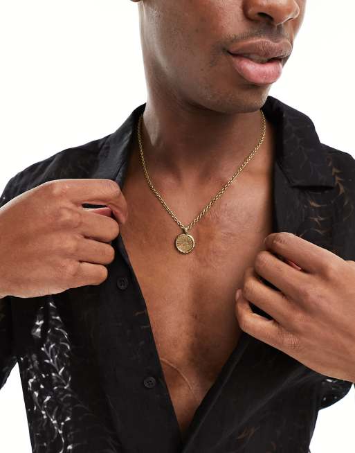 Classics 77 - Collier à pendentif plaqué argent - Doré 