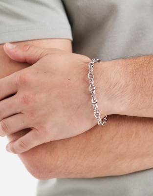 Classics 77 Detailed Chain Link Bracelet In Silver