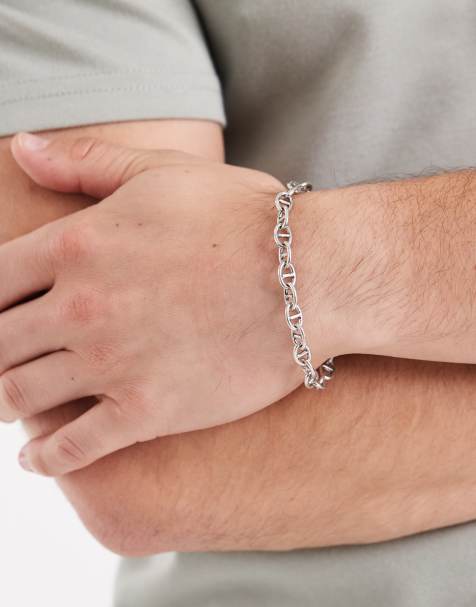 Classics 77 – Detailreiches Kettengliederarmband in Silber-Optik - view 1