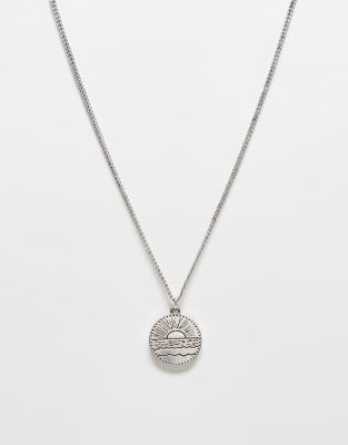 Classics 77 Disc Pendant Necklace In Antique Silver