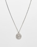 [Classics 77] Classics 77 disc pendant necklace in antique silver No Size Silver