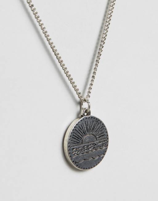 Classics 77 disc pendant necklace in antique silver, 2 of 4
