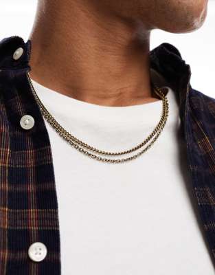 Classics 77 Double Row Chain Necklace In Gold