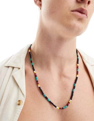 Classics 77 Dusk Til Dawn Bead Necklace In Multi