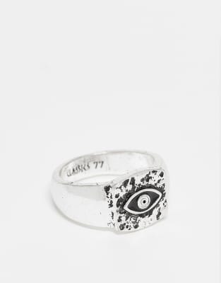 Classics 77 Classics 77 eye square signet ring in silver
