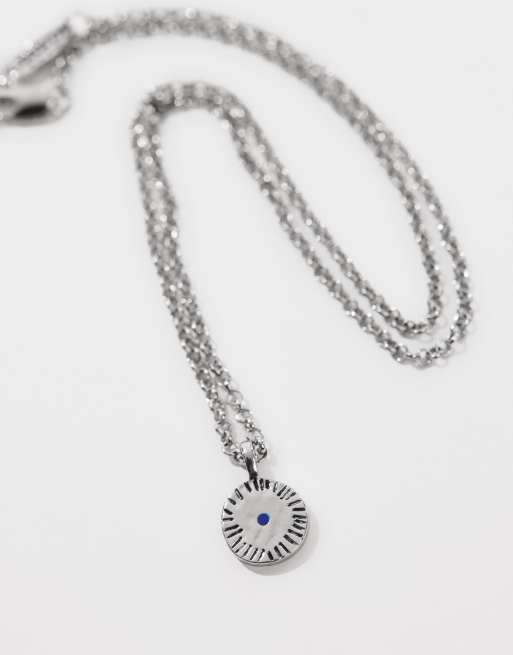 Classics 77 - Ketting met munthangertje met steentje in zilver, 2 van 3