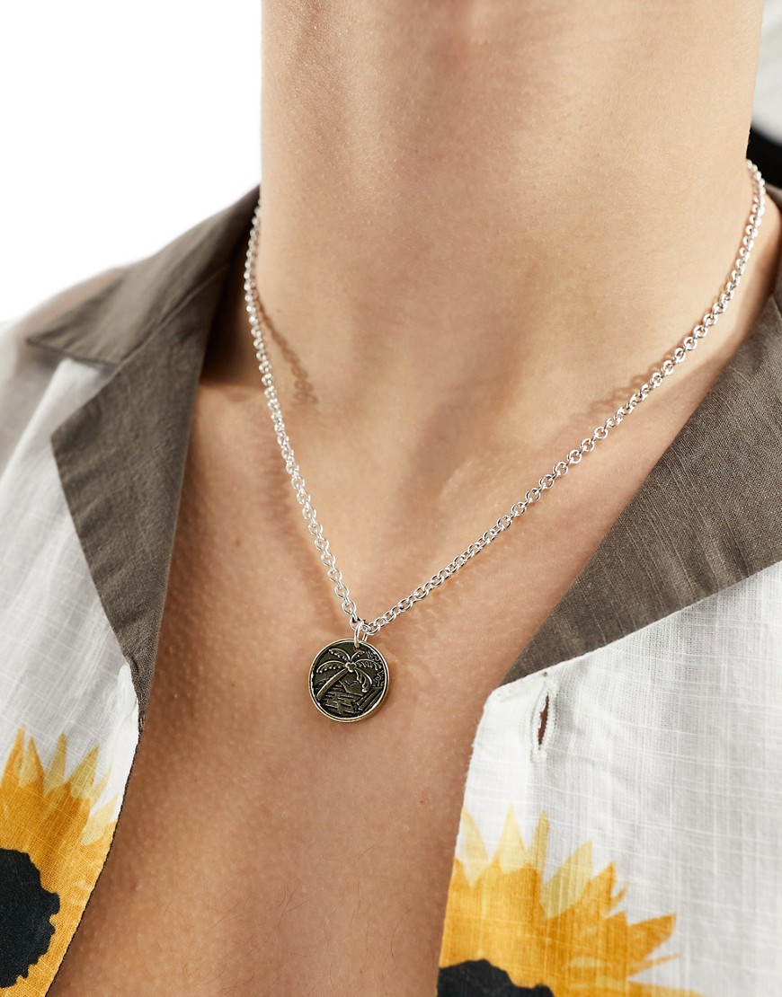 Classics 77 lagoon pendant chain necklace in gold-Silver