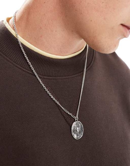 Classics 77 lobster pendant in silver