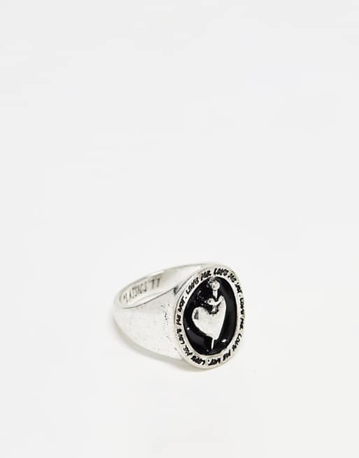 Classics 77 - Love Me Not - Zegelring in zilver