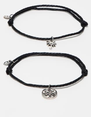 Classics 77 Pack Of Two Cord Pendant Bracelets