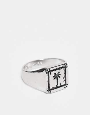 Classics 77 Classics 77 palm engraved signet ring in silver