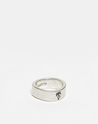 Classics 77 palm heart band ring in silver