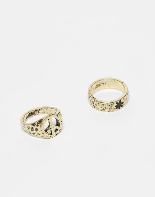 Classics 77 - Peace and Love - Set met ringen in goud