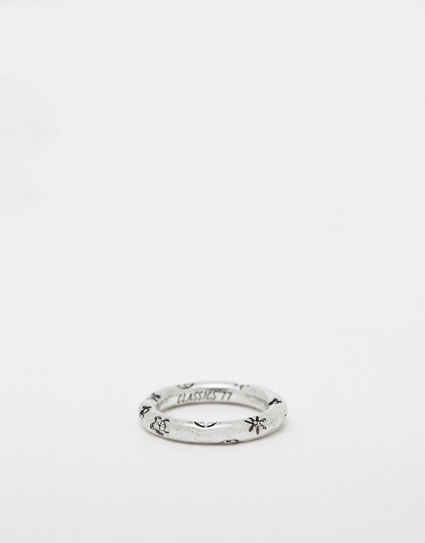 Classics 77 peace of mind band ring in silver