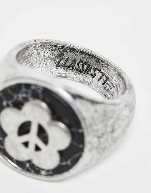 Classics 77 Peace of Mind semi precious stone signet ring in silver, 2 of 4