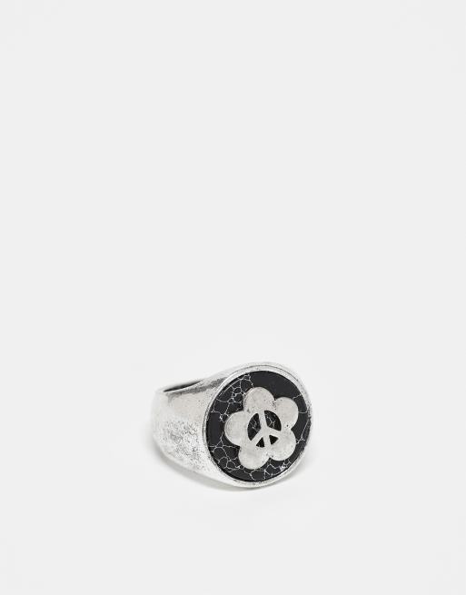 Classics 77 - Peace of Mind - Zegelring met halfedelsteen in zilver