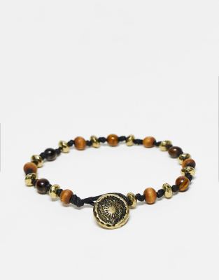 Classics 77 Portal Bead Bracelet In Brown-multi