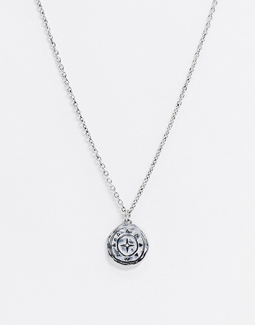 Classics 77 silver neck chain with sun dial pendant