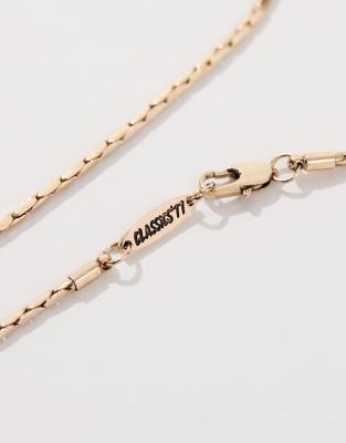 Classics 77 Snake Chain Necklace In Gold