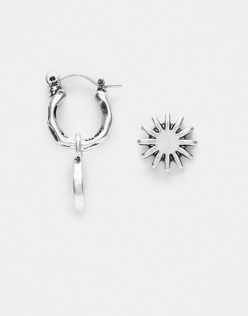 Classics 77 stud and star earrings set in silver