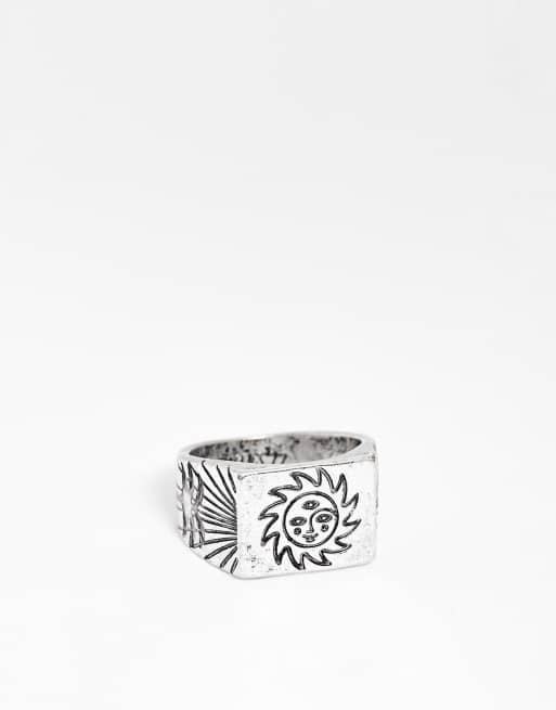 Classics 77 - Zegelring met zon in zilver