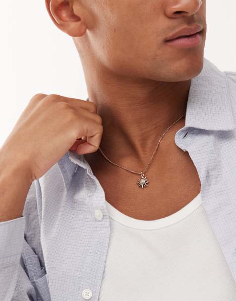 Classics 77 - Collier chaîne à pendentif soleil - Doré - view 1