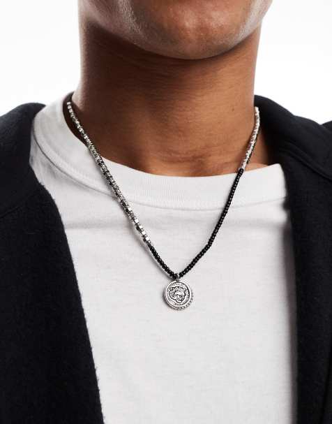 Classics 77 - Collier de perles avec pendentif tigre - Argenté - view 1