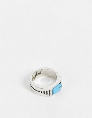 Classics77 island life relic band ring in silver