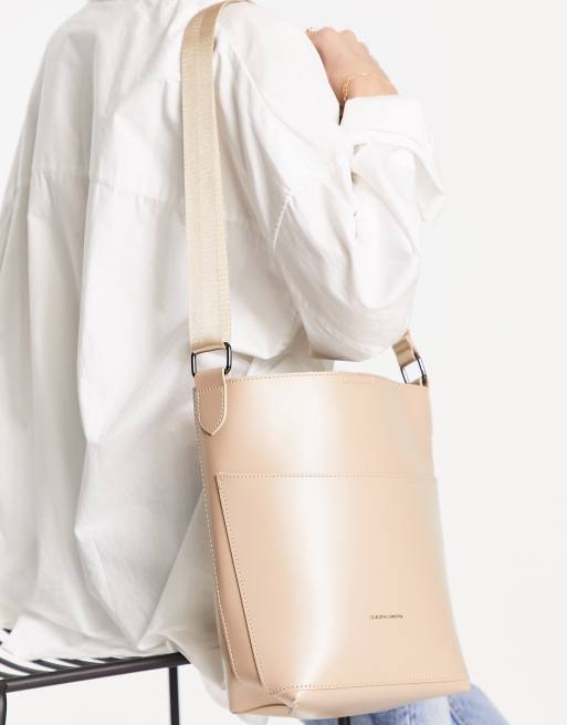 Claudia Canova - Borsa a secchiello color sabbia