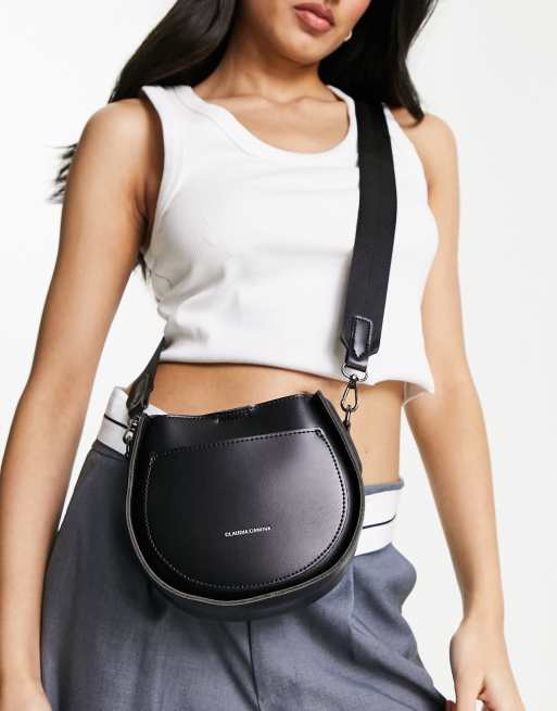 Black circle cross store body bag