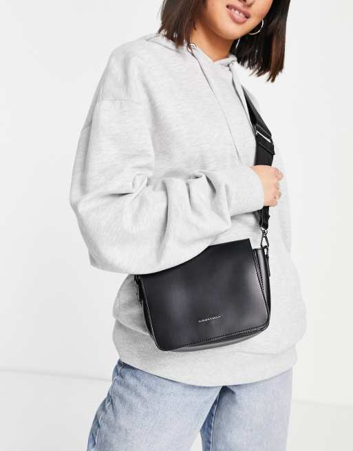 Flop Over Crossbody Bag Black