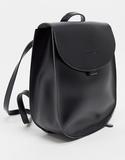 Claudia Canova curved backpack in black