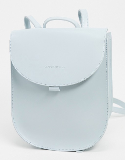 Claudia Canova curved backpack in pale blue