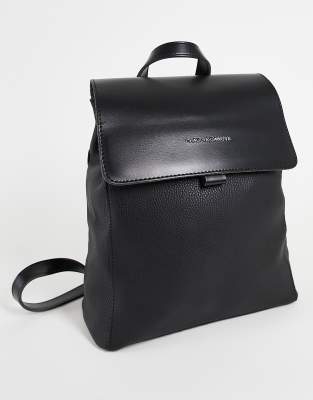 Claudia Canova Flap-over Backpack In Black ModeSens