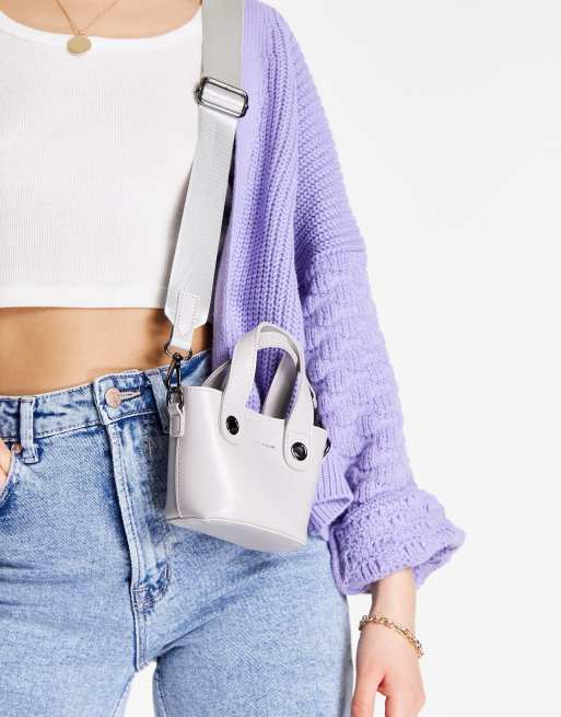 Claudia Canova – Grå liten handväska med handtag